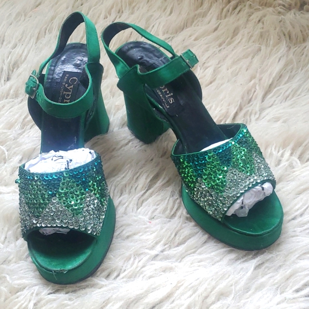 Gorgeous, authentic vitage 70's Disco platforms✨️